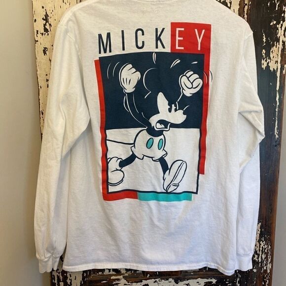 EUC Mad Moooood Mickey long sleeve.  Size Medium - Picture 4 of 5